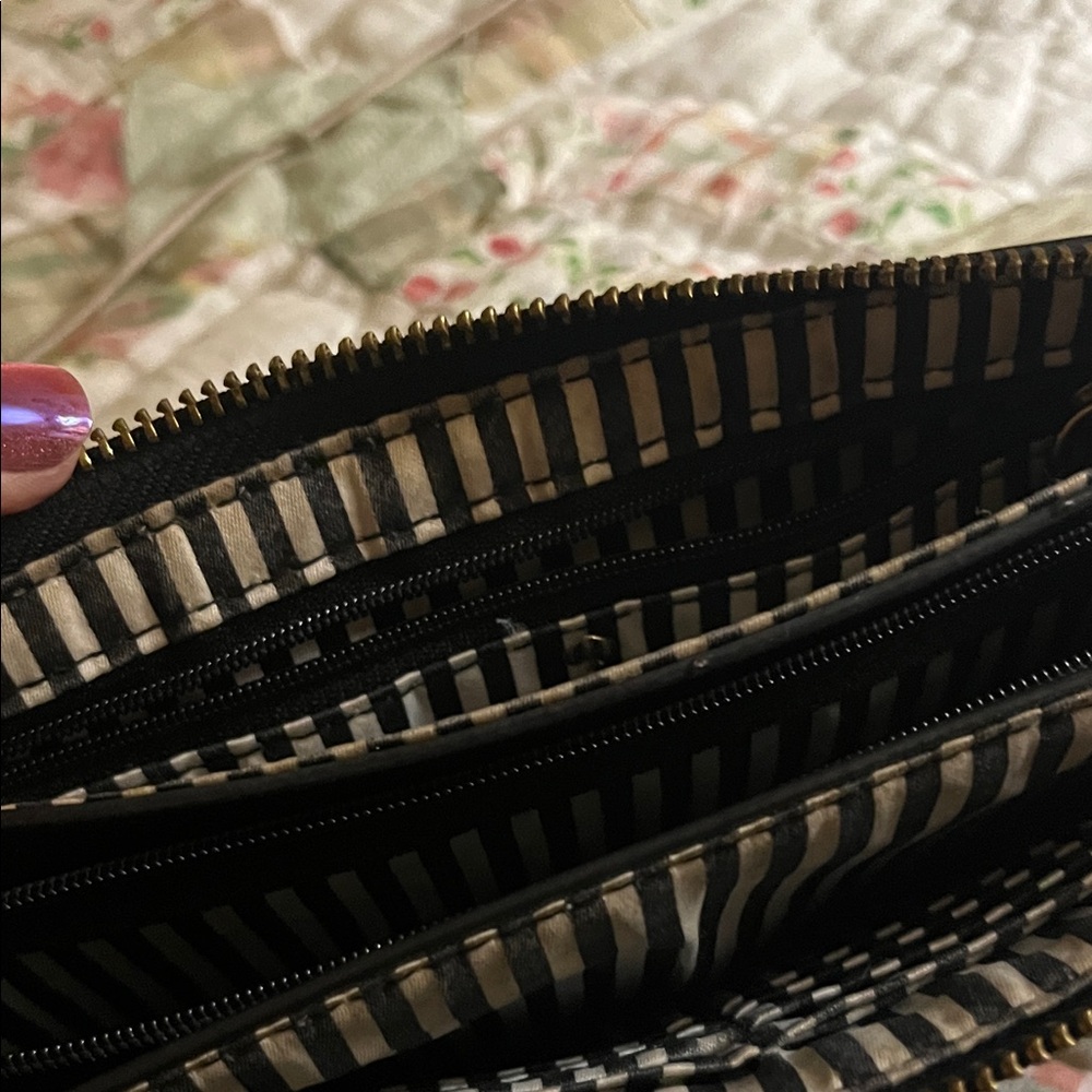 Kate Spade Black Textured Clutch - Picture 2 of 6